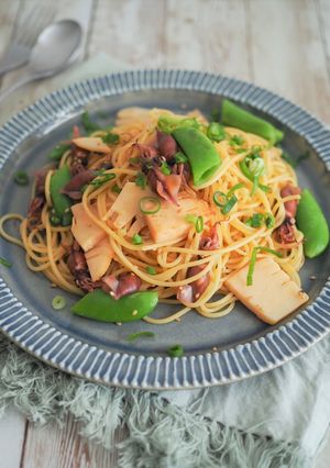 ホタルイカの和風春パスタ🌸-レシピのメイン写真