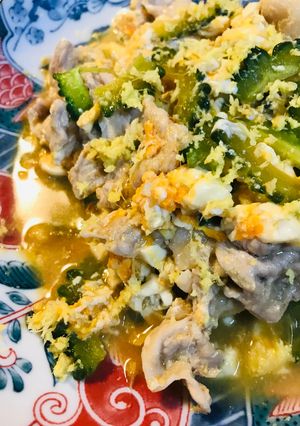 豚肉の生姜焼き風ゴーヤーチャンプルー-レシピのメイン写真