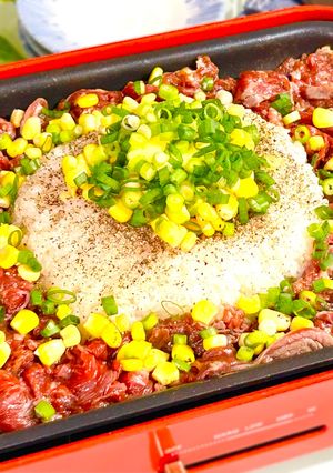 ホットプレートDE簡単☆ペッパーライス-レシピのメイン写真