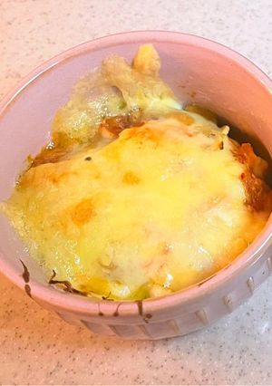 アッと簡単！納豆キムチーズココット焼き！-レシピのメイン写真