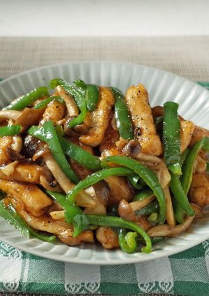 鶏むね肉でもコク旨!チンジャオロース風-レシピのメイン写真