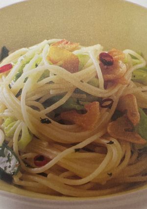 野菜たっぷりペペロンチーノ-レシピのメイン写真