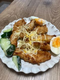 鶏胸肉 唐揚げ あとからチーズ乗せ-レシピのメイン写真