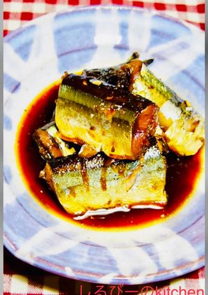 白米消滅しるびー食堂！さんまの煮付け！-レシピのメイン写真