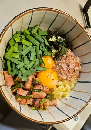 たまごかけめん（まぜそば）-レシピのメイン写真