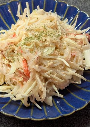 食べすぎても安心💖しらたきの和風サラダ-レシピのメイン写真