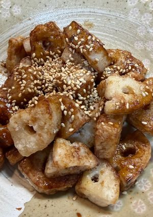 やみつき!甘辛レンコン-レシピのメイン写真