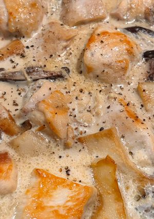 鶏むね肉の味噌クリーム煮-レシピのメイン写真