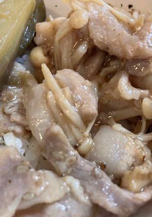 豚バラえのき丼-レシピのメイン写真