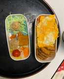 レンジクリームタコライス味オムライス弁当