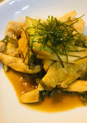 鶏肉と長ネギのねぎま炒め-レシピのメイン写真