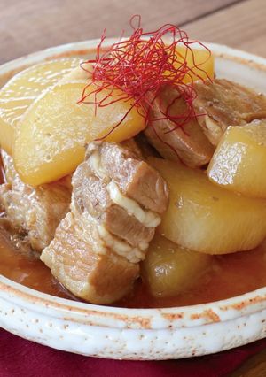 白だし┃大根と豚の角煮-レシピのメイン写真