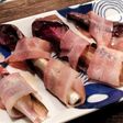 苦味美味しい★ラディッキオのベーコン巻き