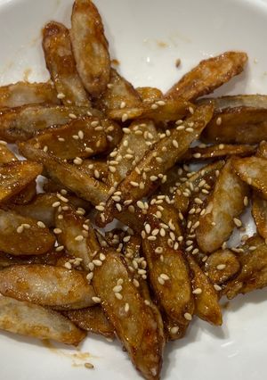 やみつき！揚げごぼうの甘辛醤油-レシピのメイン写真