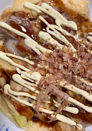 簡単　お好み焼き【豚肉入り】-レシピのメイン写真