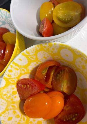 簡単混ぜるだけトマトの中華風マリネ-レシピのメイン写真