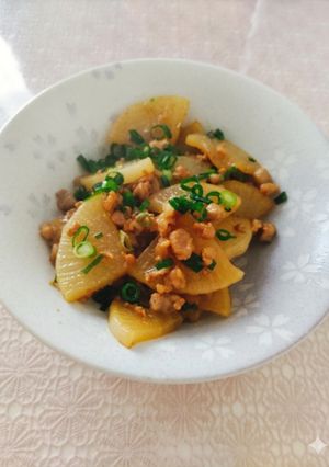 めんつゆだけで大根と豚肉の炒め煮-レシピのメイン写真