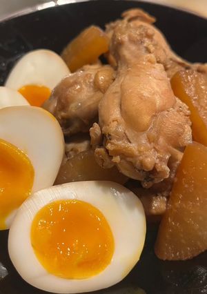 【大根と鶏と卵の煮物】-レシピのメイン写真