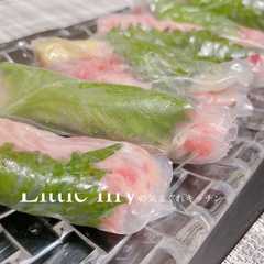 A picture of マグロと大葉の生春巻き.