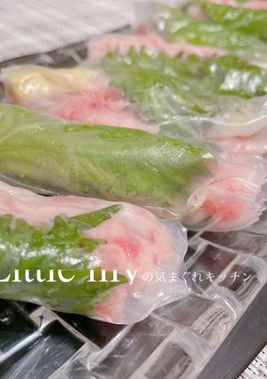 マグロと大葉の生春巻き-レシピのメイン写真