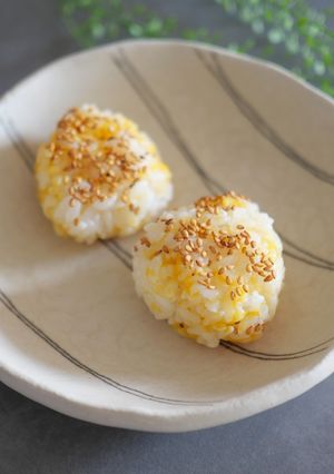 胡麻とかぼちゃの焼きおにぎり-レシピのメイン写真