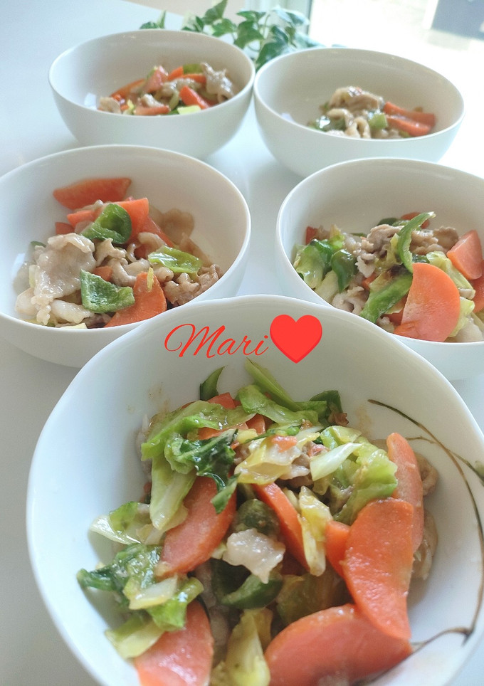 豚肉と野菜のマヨソース炒め-レシピのメイン写真