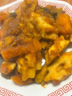 カボチャとちくわぶの煮物-レシピのメイン写真