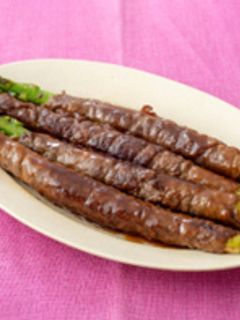 牛肉のアスパラ巻き焼き-レシピのメイン写真