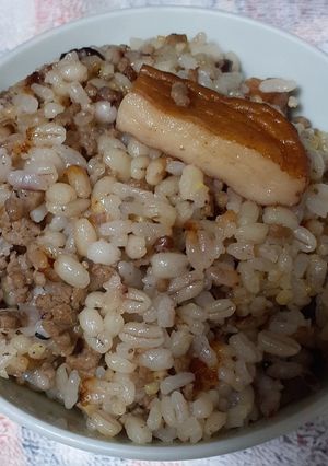 さつま揚げとミンチの炊き込みご飯-レシピのメイン写真