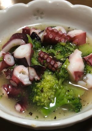 たことブロッコリーの旨塩レモンマリネ-レシピのメイン写真