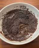 レンジで簡単！豆腐プロテインチョコケーキ