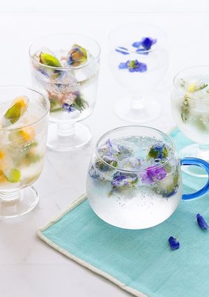 製氷皿でつくる、アロマハーブ氷-レシピのメイン写真