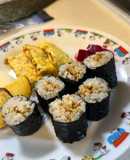 幼児ご飯☆ラップと海苔でなんでも細巻き！