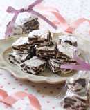 材料2つチョコ不要ヌガー風チョコクッキー
