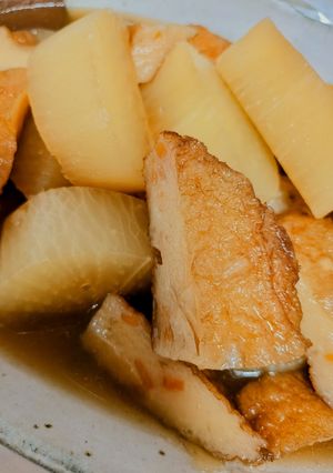 大根とさつま揚げの煮物-レシピのメイン写真