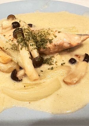 簡単・上手いな！秋鮭のクリーム煮込み-レシピのメイン写真