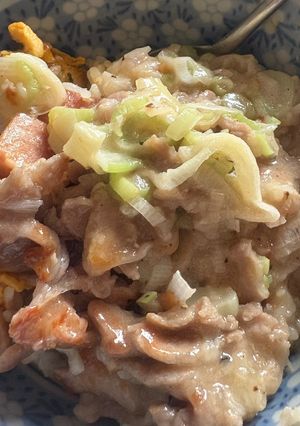 冷凍レシピねぎ塩豚丼-レシピのメイン写真