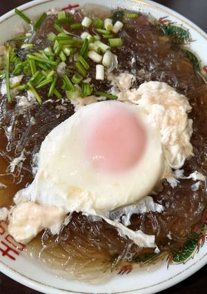 塩系スープで食べるクズウコン春雨-レシピのメイン写真