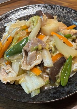 これで決まり！便秘改善メニュー五目あんかけ丼-レシピのメイン写真