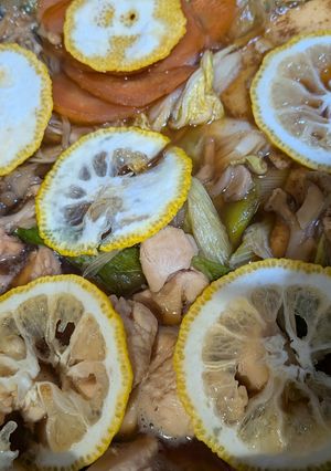 京都風鶏のすき焼き柚子大根まみれ-レシピのメイン写真