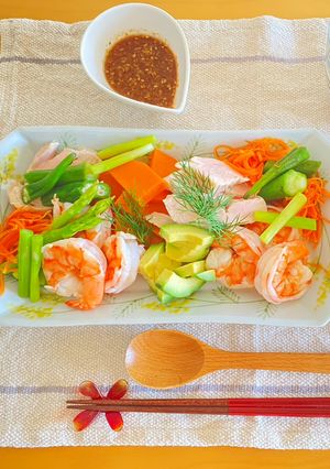 温野菜サラダ-レシピのメイン写真