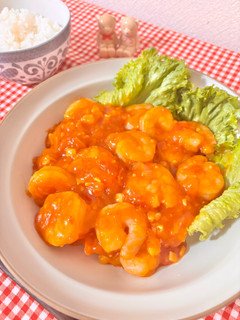 作り置きにも◎ピリ辛エビチリ🍤-レシピのメイン写真