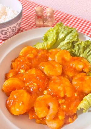 作り置きにも◎ピリ辛エビチリ🍤-レシピのメイン写真