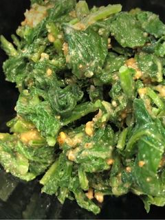 ラディッシュ葉のゴマ和え-レシピのメイン写真