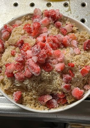 黒い白くま（カフェオレかき氷＋フルーツ）-レシピのメイン写真