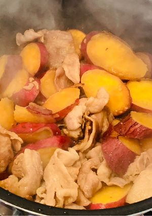 肉じゃが　豚とさつまいも-レシピのメイン写真