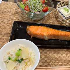 รูปของ 春のたけのこご飯