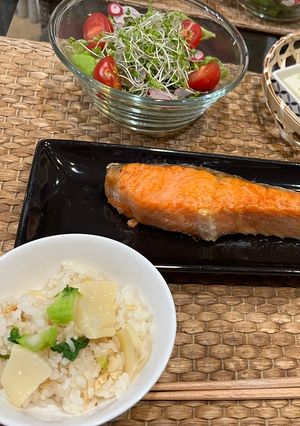 春のたけのこご飯-レシピのメイン写真