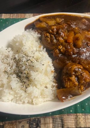 ミートボールカレー-レシピのメイン写真
