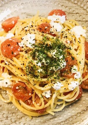 トマトとカッテージチーズのカッペリーニ-レシピのメイン写真